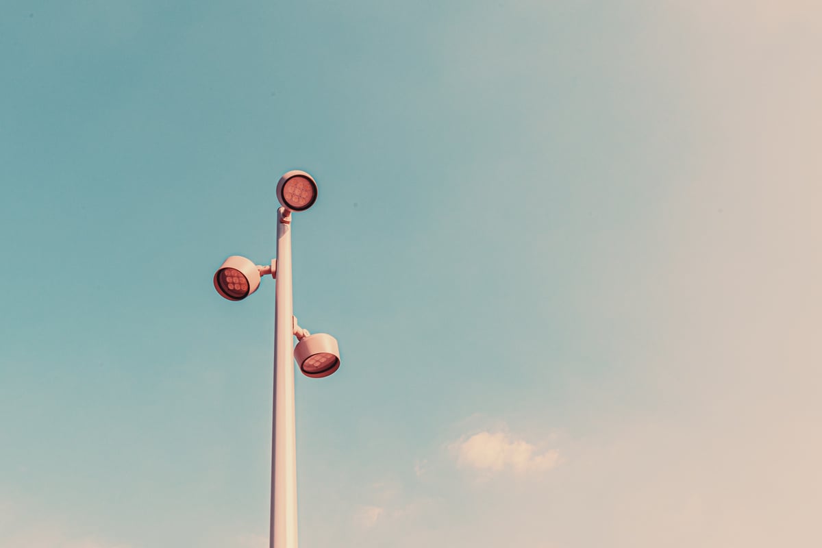 Streetlight on Clear Sky